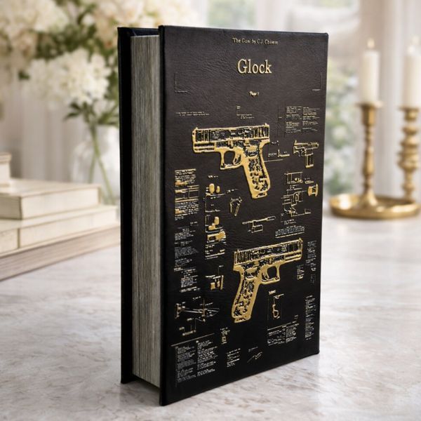 Книга-сейф "The Gun" 26х17х5 см, шкатулка-сейф з металевими дверцятами 10203 фото
